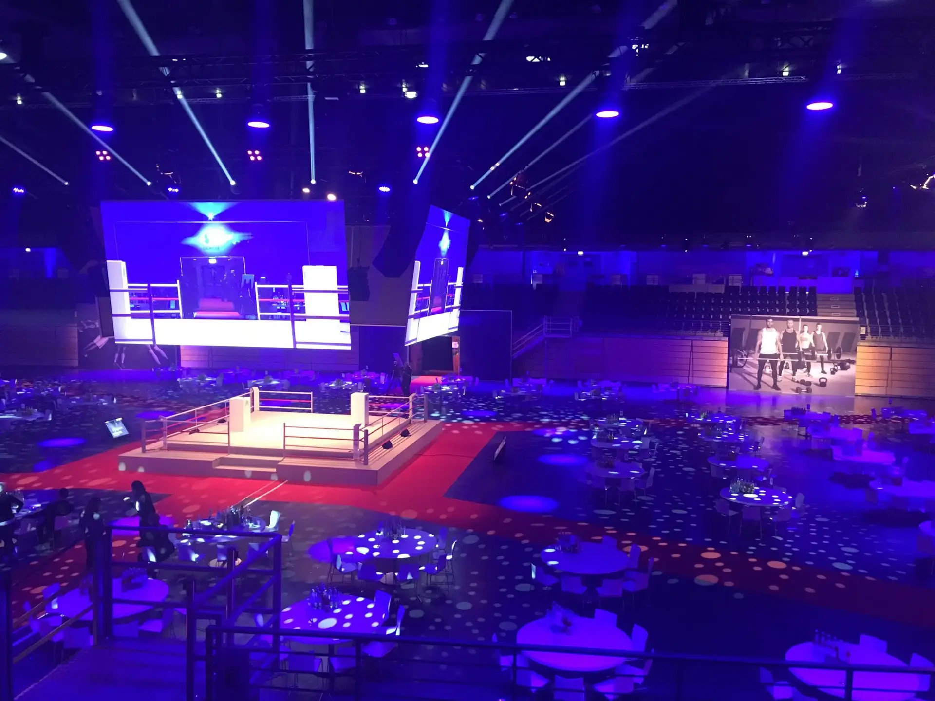 Produktpräsentation Berlin Boxring Max-Schmeling-Halle